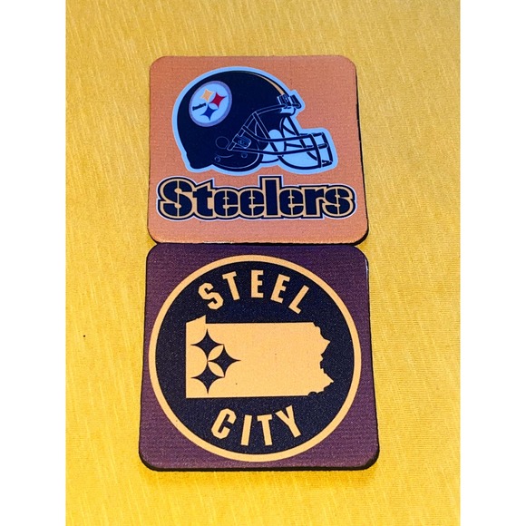 Pittsburgh Steelers High Absorbent Coasters (pack of 4) - Picture 3 of 4